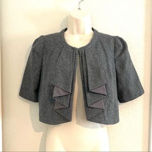 NWOT Anthropologie Elevenses cropped bolero jacket